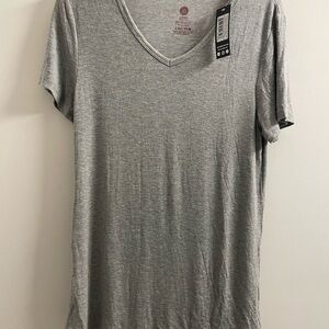 Kindred Bravely Heather Gray V-Neck Tee